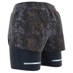 Adidas - Women's Fast 2In1 AOP - Running Shorts -Bergfreunde Shop adidas womens fast 2in1 aop running shorts detail 3