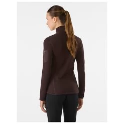 Arc'teryx - Women's Rho Heavyweight Zip Neck - Fleece Jumper -Bergfreunde Shop arcteryx womens rho heavyweight zip neck fleece jumper detail 3