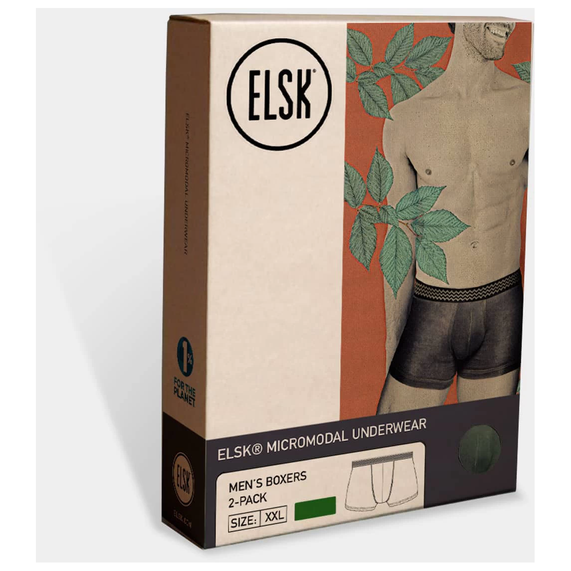 ELSK - Micromodal Underwear Boxers (2-Pack) - Everyday base layer ELSK - Micromodal Underwear Boxers (2-Pack) - Everyday Base Layer -Bergfreunde Shop elsk micromodal underwear boxers 2 pack everyday base layer detail 2