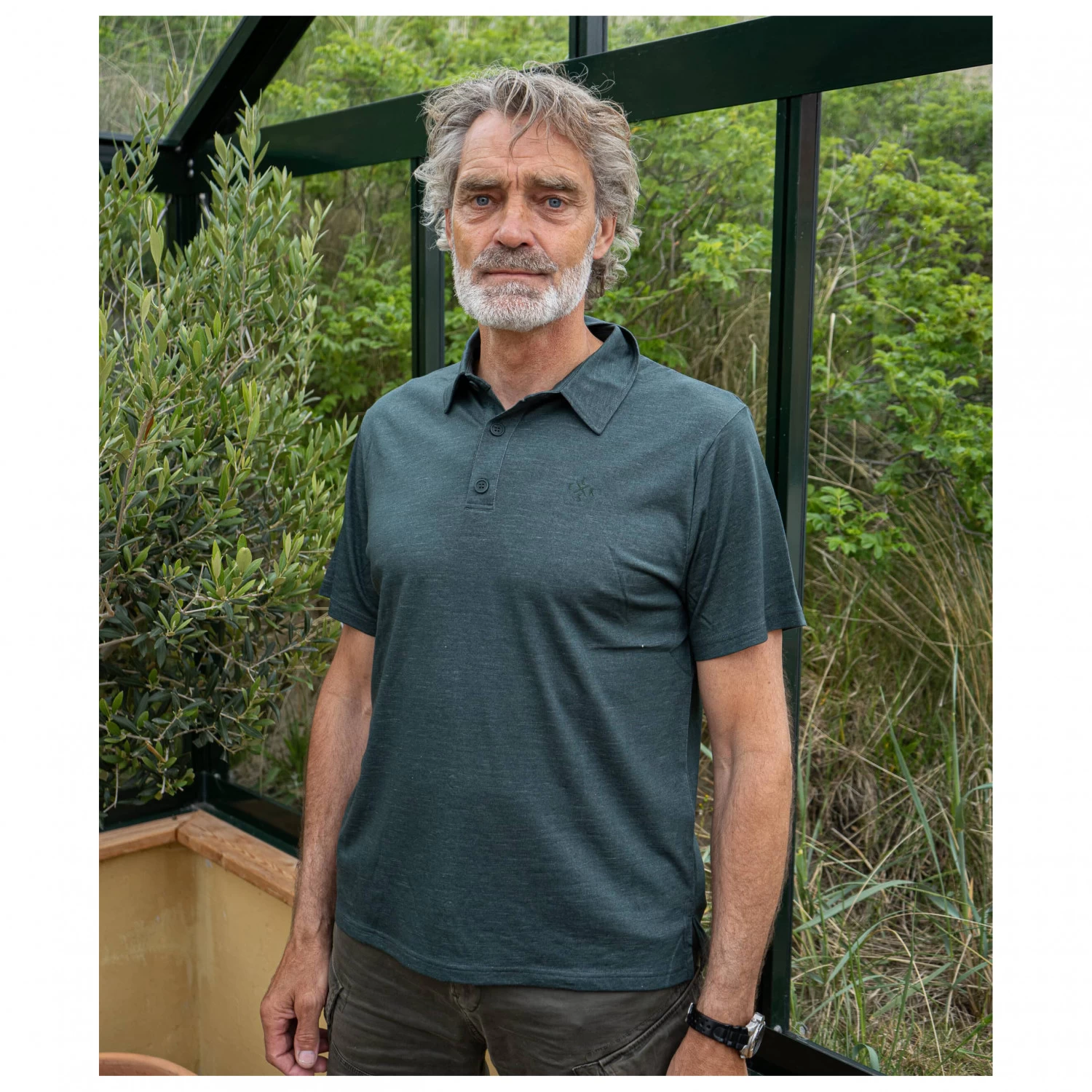 ELSK - SC.X.Emb Wool Polo - Polo shirt ELSK - SC.X.Emb Wool Polo - Polo Shirt -Bergfreunde Shop elsk scxemb wool polo polo shirt detail 2