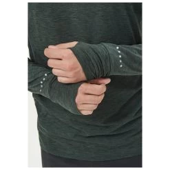 ENDURANCE - Tune Melange Midlayer - Longsleeve -Bergfreunde Shop endurance tune melange midlayer longsleeve detail 5