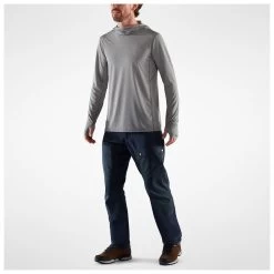 FJÄLLRÄVEN Fjällräven - Abisko Sun-Hoodie - Sport Shirt -Bergfreunde Shop fjaellraeven abisko sun hoodie sport shirt detail 3