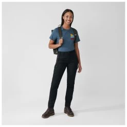 Bergfreunde Shop -Bergfreunde Shop fjaellraeven womens stina trousers walking trousers detail 2