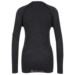 Heber Peak - Women's Cedarhe. Seamless L/S - Synthetic Base Layer -Bergfreunde Shop heber peak womens cedarhe seamless l s synthetic base layer detail 3