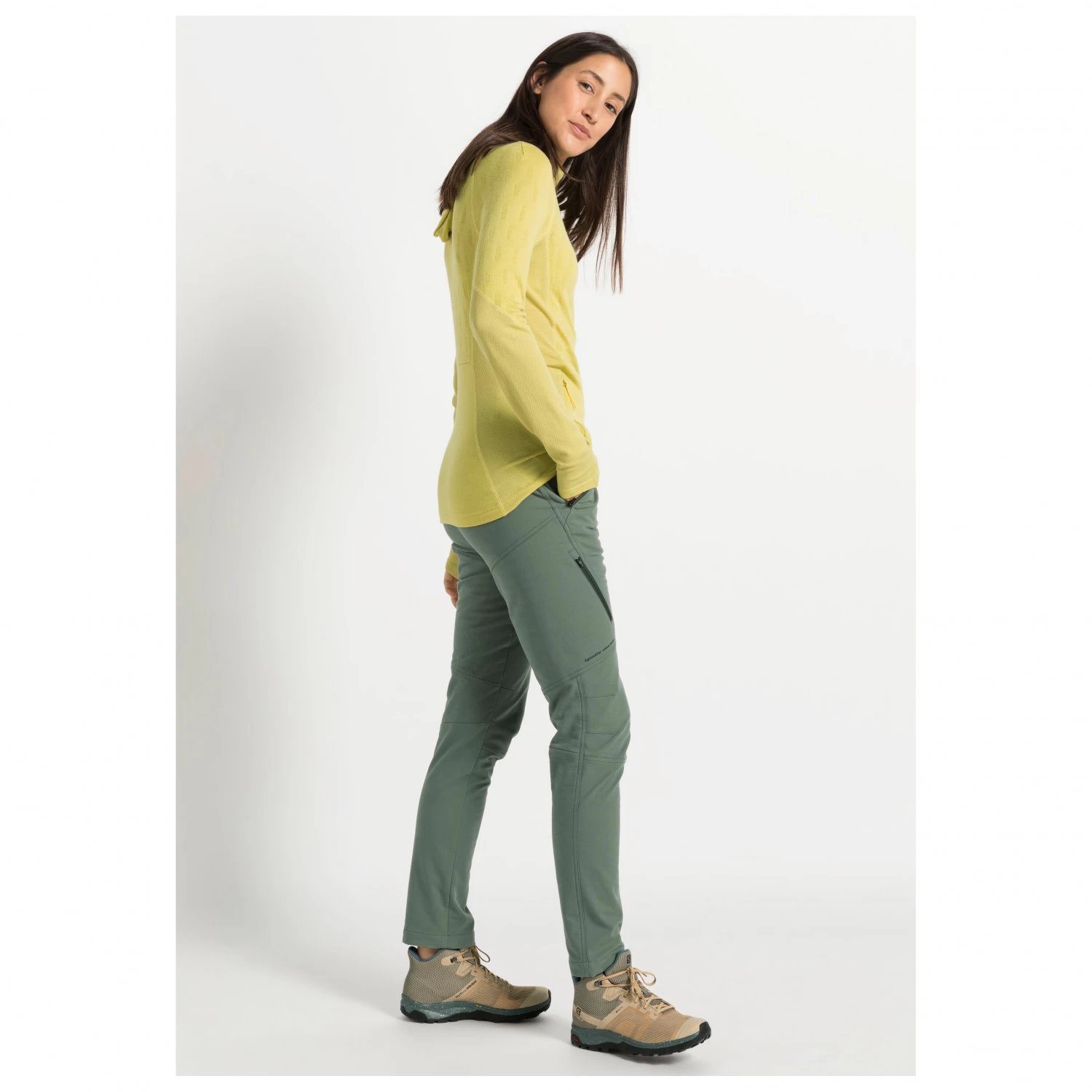 hessnatur - Women's Organic Cotton Softshell Pants Slim Fit - Walking trousers Hessnatur - Women's Organic Cotton Softshell Pants Slim Fit - Walking Trousers -Bergfreunde Shop hessnatur womens organic cotton softshell pants slim fit walking trousers detail 2