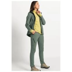 Hessnatur - Women's Organic Cotton Softshell Pants Slim Fit - Walking Trousers 4 Hessnatur - Women's Organic Cotton Softshell Pants Slim Fit - Walking Trousers -Bergfreunde Shop hessnatur womens organic cotton softshell pants slim fit walking trousers detail 3