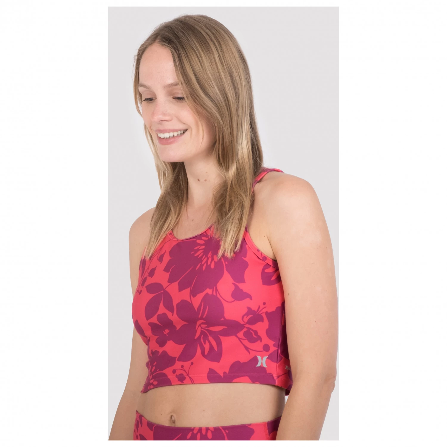 Hurley - Women's Teardrop Crop Top - Yoga top Hurley - Women's Teardrop Crop Top - Yoga Top -Bergfreunde Shop hurley womens teardrop crop top yoga top detail 3