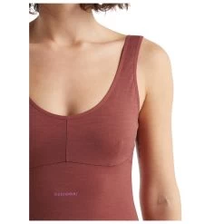 Icebreaker - Women's Queens Tank Bodysuit - Merino Shirt -Bergfreunde Shop icebreaker womens queens tank bodysuit merino shirt detail 4