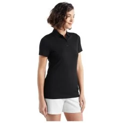 Icebreaker - Women's Tech Lite II S/S Polo - Merino Shirt -Bergfreunde Shop icebreaker womens tech lite ii s s polo merino shirt detail 3
