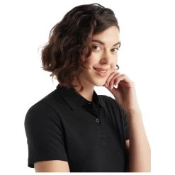 Icebreaker - Women's Tech Lite II S/S Polo - Merino Shirt -Bergfreunde Shop icebreaker womens tech lite ii s s polo merino shirt detail 4