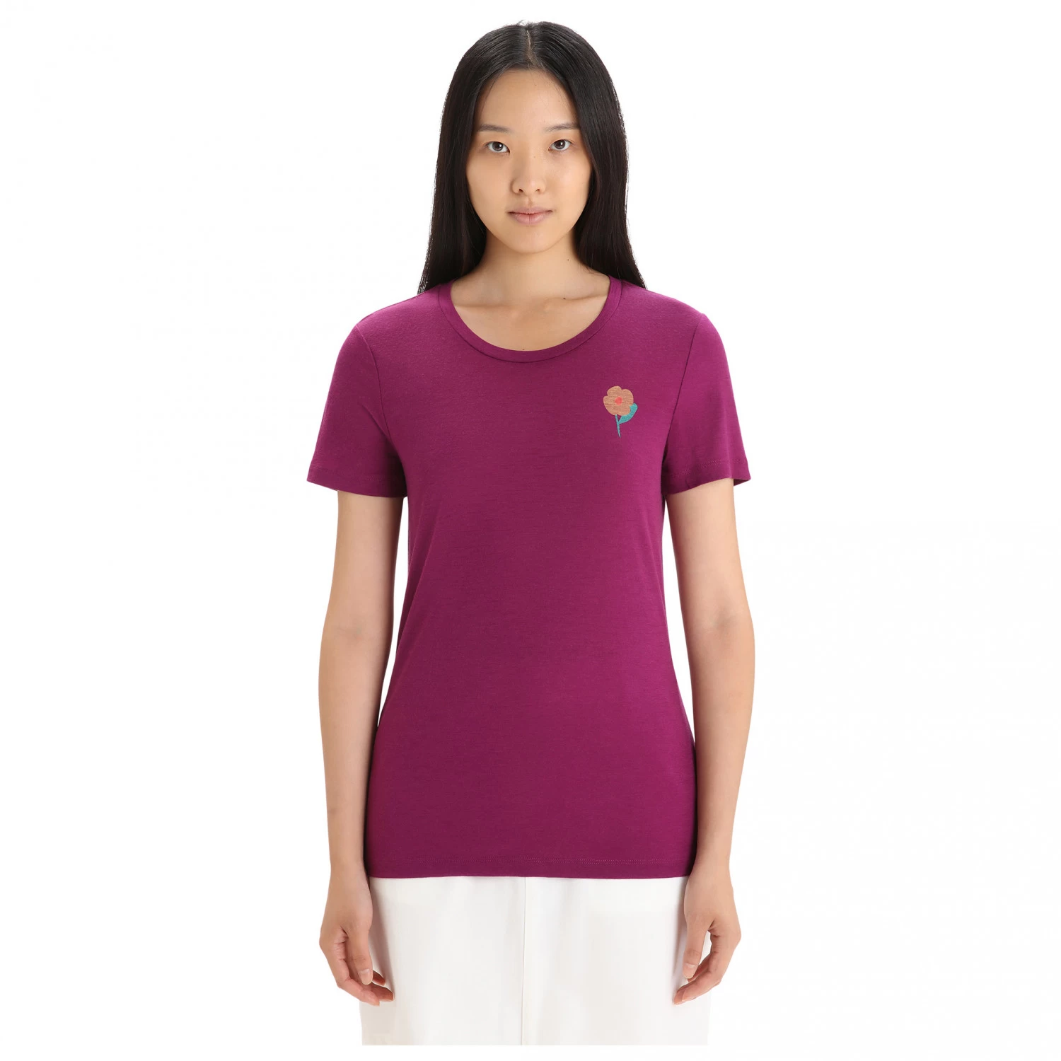 Icebreaker - Women's Tech Lite II S/S Tee Springtime Flowers - Merino shirt Icebreaker - Women's Tech Lite II S/S Tee Springtime Flowers - Merino Shirt -Bergfreunde Shop icebreaker womens tech lite ii s s tee springtime flowers merino shirt detail 3