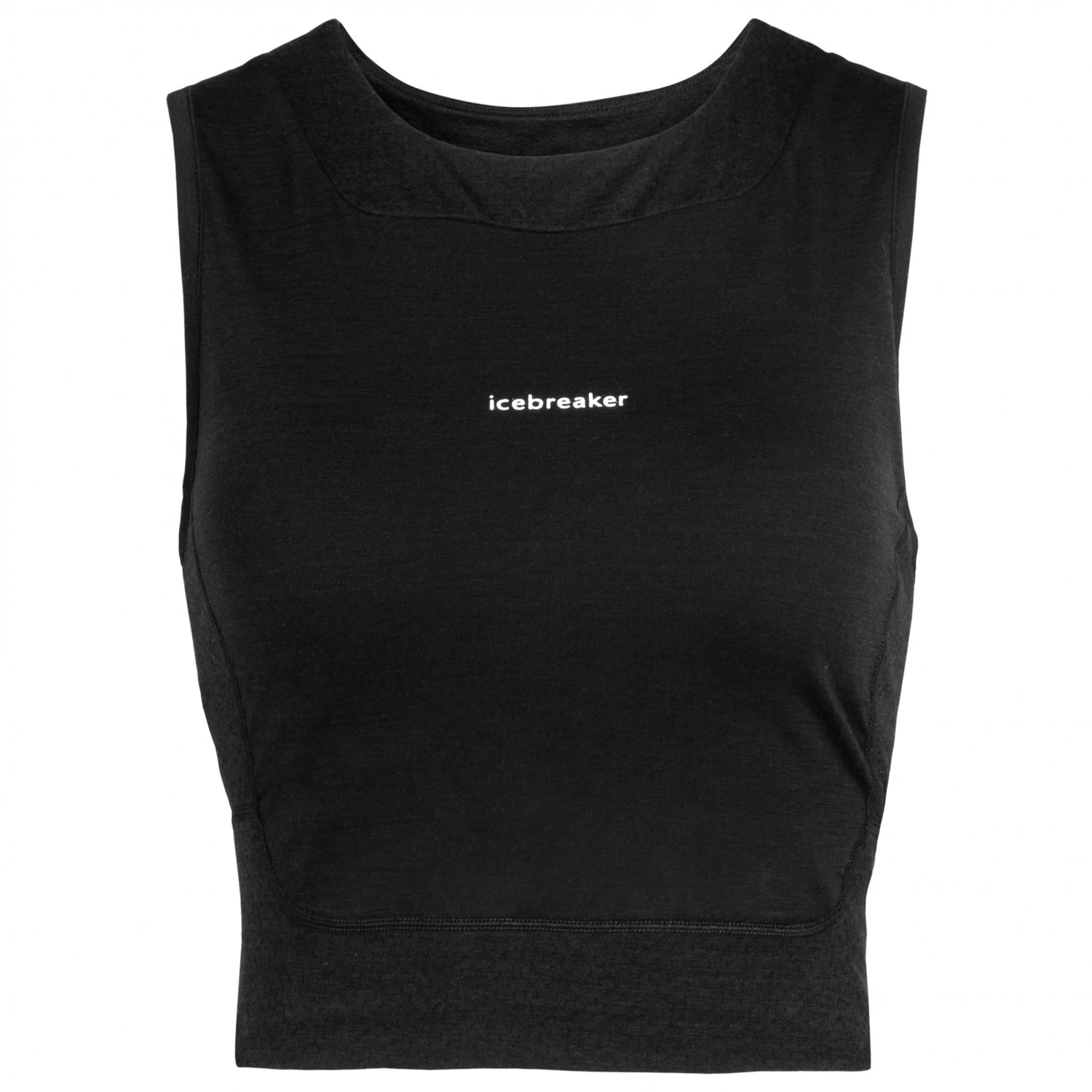Icebreaker - Women's Zoneknit Cropped Bra-Tank - Top Icebreaker - Women's Zoneknit Cropped Bra-Tank - Top -Bergfreunde Shop icebreaker womens zoneknit cropped bra tank top 1