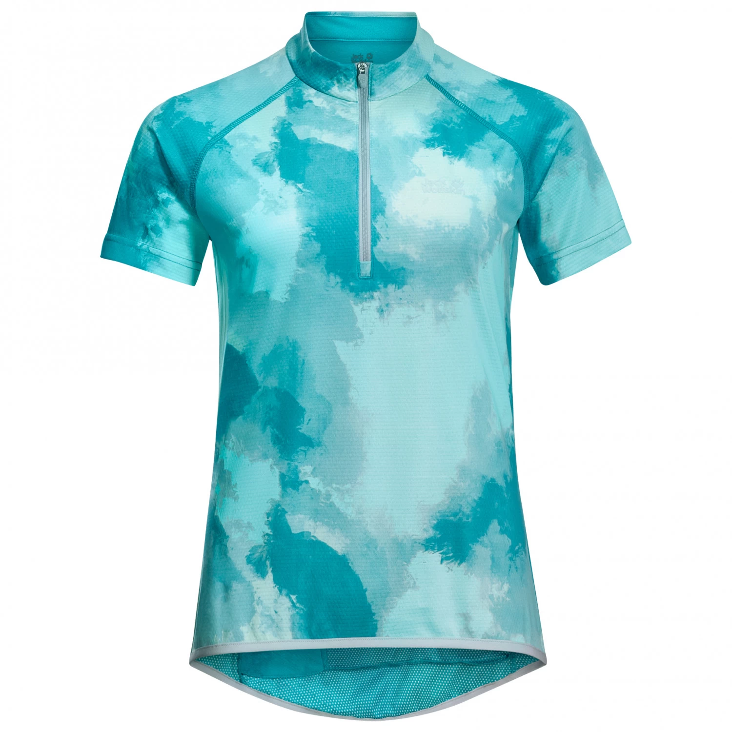 Jack Wolfskin - Women's Tourer Halfzip Print T - Cycling jersey Jack Wolfskin - Women's Tourer Halfzip Print T - Cycling Jersey -Bergfreunde Shop jack wolfskin womens tourer halfzip print t cycling jersey