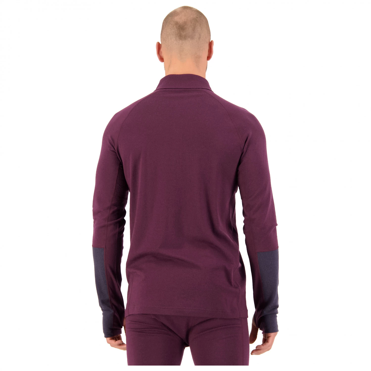 Mons Royale - Olympus Half Zip - Merino base layer Mons Royale - Olympus Half Zip - Merino Base Layer -Bergfreunde Shop mons royale olympus half zip merino base layer detail 2