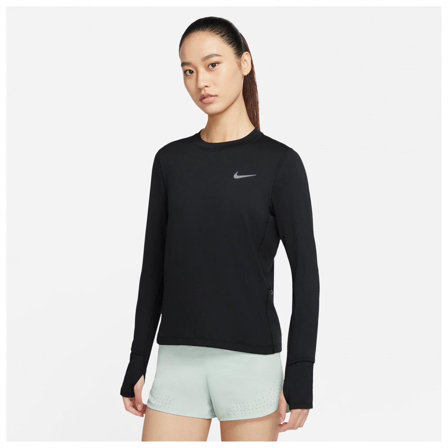 Nike - Women's Dri-Fit Element Running Crew - Running shirt Nike - Women's Dri-Fit Element Running Crew - Running Shirt -Bergfreunde Shop nike womens dri fit element running crew running shirt detail 3