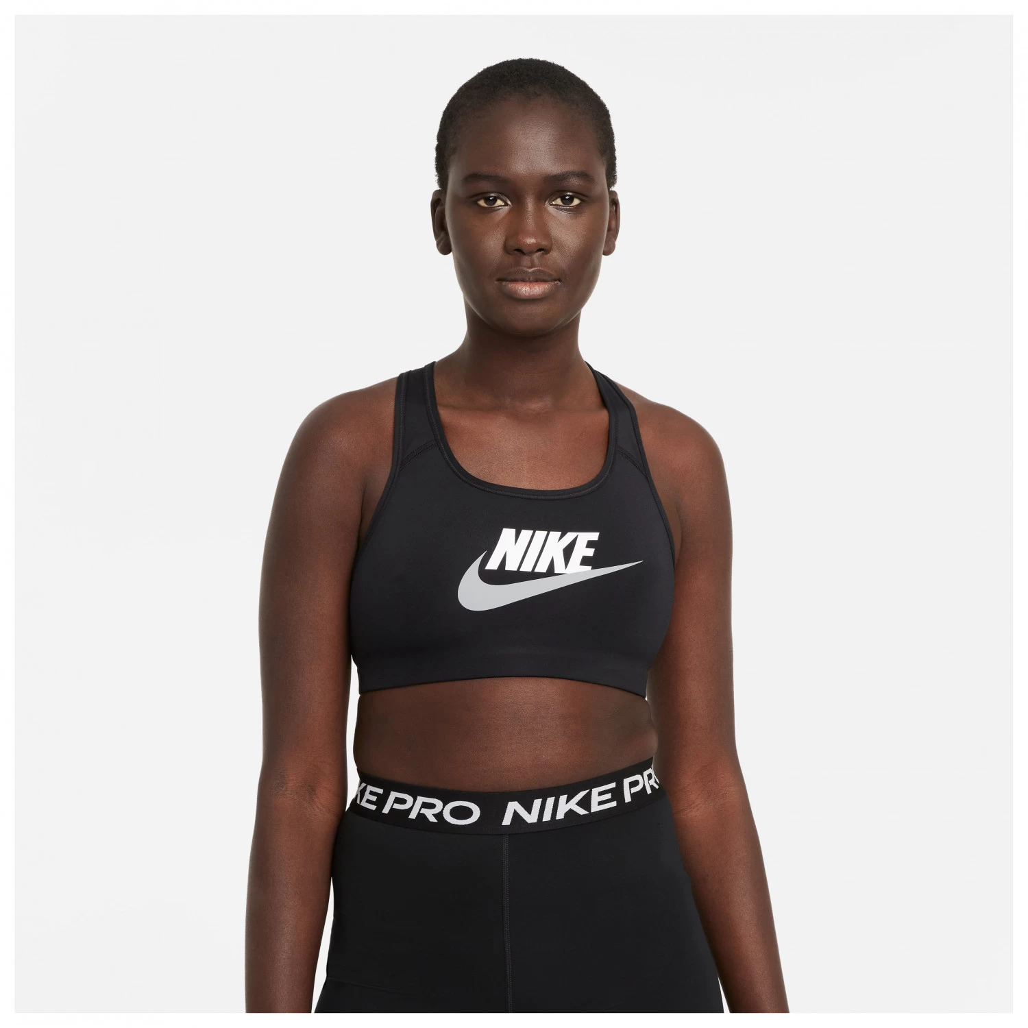Nike - Women's Dri-Fit Swoosh Medium-Support Graphic - Sports bra Nike - Women's Dri-Fit Swoosh Medium-Support Graphic - Sports Bra -Bergfreunde Shop nike womens dri fit swoosh medium support graphic sports bra detail 3