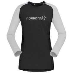Norrøna - Women's Fjørå Equaliser Lightweight Long Sleeve - Cycling Jersey -Bergfreunde Shop norroena womens fjoeraa equaliser lightweight long sleeve cycling jersey 1