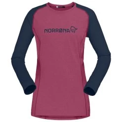 Norrøna - Women's Fjørå Equaliser Lightweight Long Sleeve - Cycling Jersey -Bergfreunde Shop norroena womens fjoeraa equaliser lightweight long sleeve cycling jersey 2