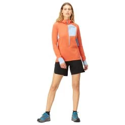Norrøna - Women's Senja Warm1 Hood - Running Shirt -Bergfreunde Shop norroena womens senja warm1 hood running shirt detail 3