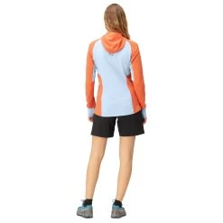 Norrøna - Women's Senja Warm1 Hood - Running Shirt -Bergfreunde Shop norroena womens senja warm1 hood running shirt detail 4