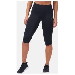 Odlo - Women's Tights 3/4 Essential Polyester - Running Tights -Bergfreunde Shop odlo womens tights 3 4 essential polyester running tights detail 3