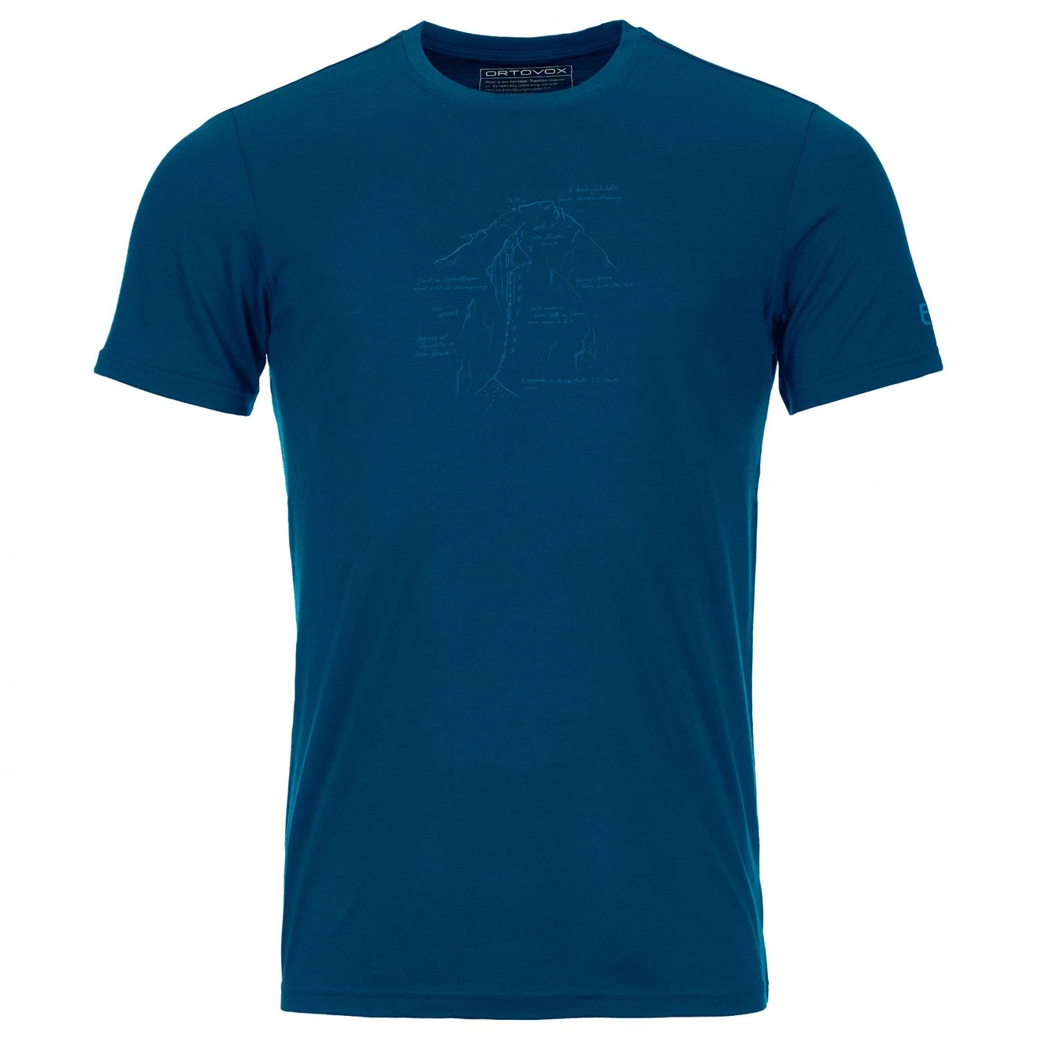 Ortovox - 120 Tec Lafatscher Topo TS - Merino shirt Ortovox - 120 Tec Lafatscher Topo TS - Merino Shirt -Bergfreunde Shop ortovox 120 tec lafatscher topo ts merino shirt
