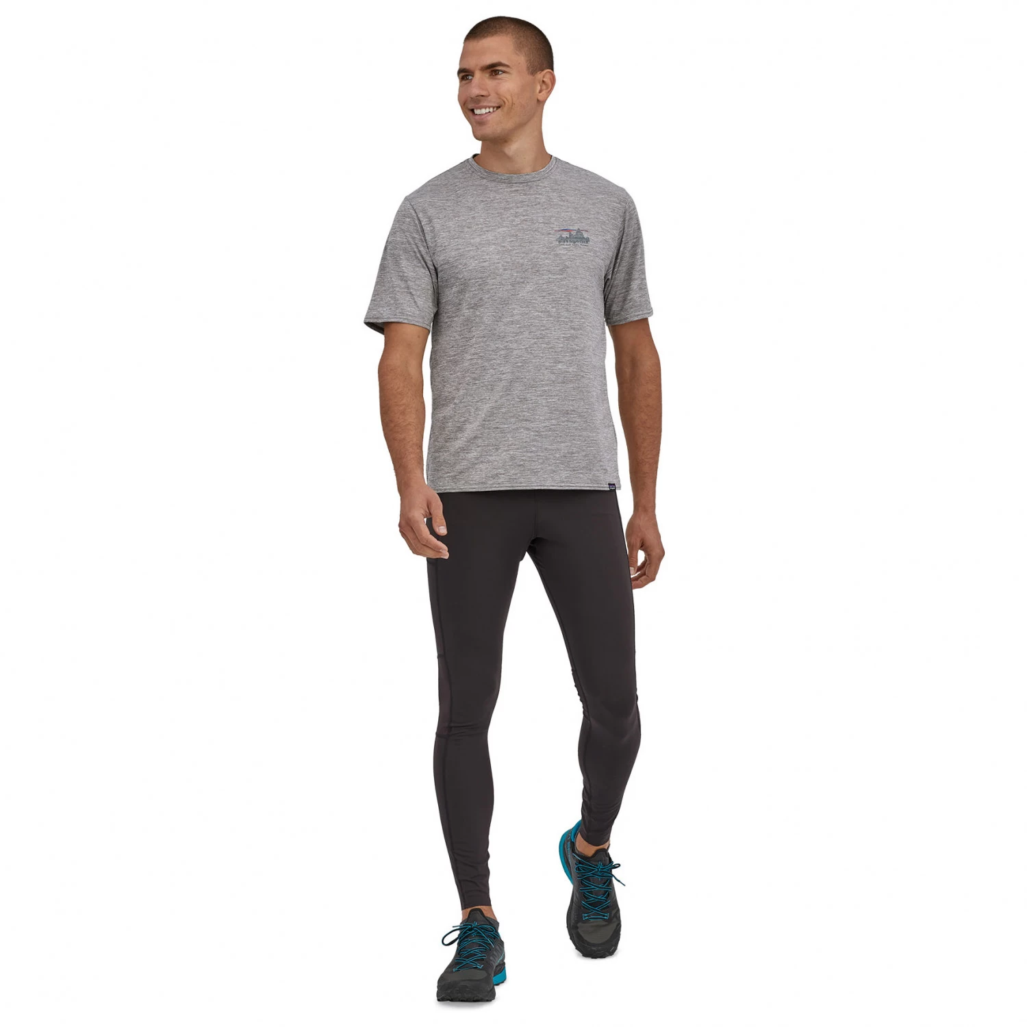 Patagonia - Endless Run Tights - Running trousers Patagonia - Endless Run Tights - Running Trousers -Bergfreunde Shop patagonia endless run tights running trousers detail 2