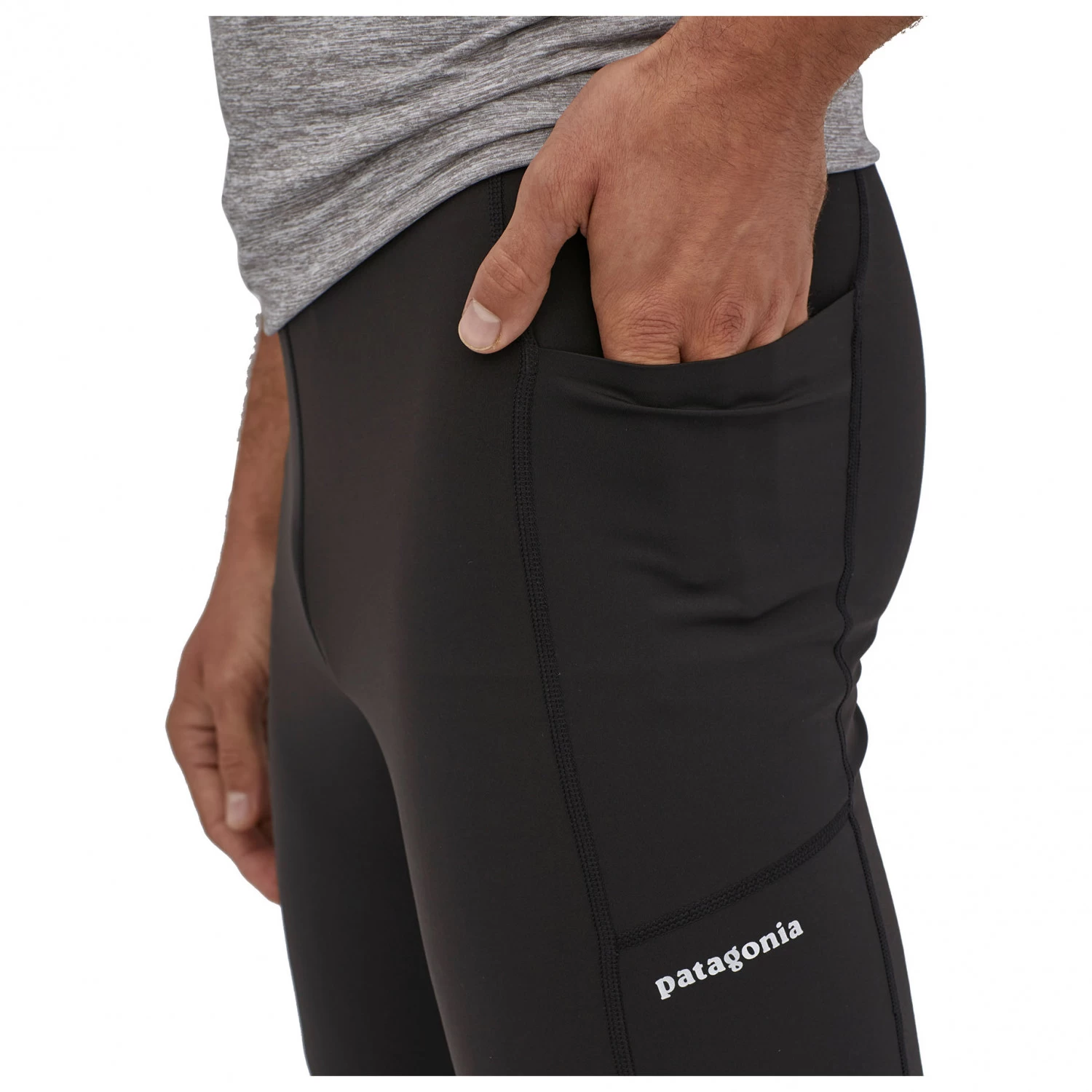 Patagonia - Endless Run Tights - Running trousers Patagonia - Endless Run Tights - Running Trousers -Bergfreunde Shop patagonia endless run tights running trousers detail 5