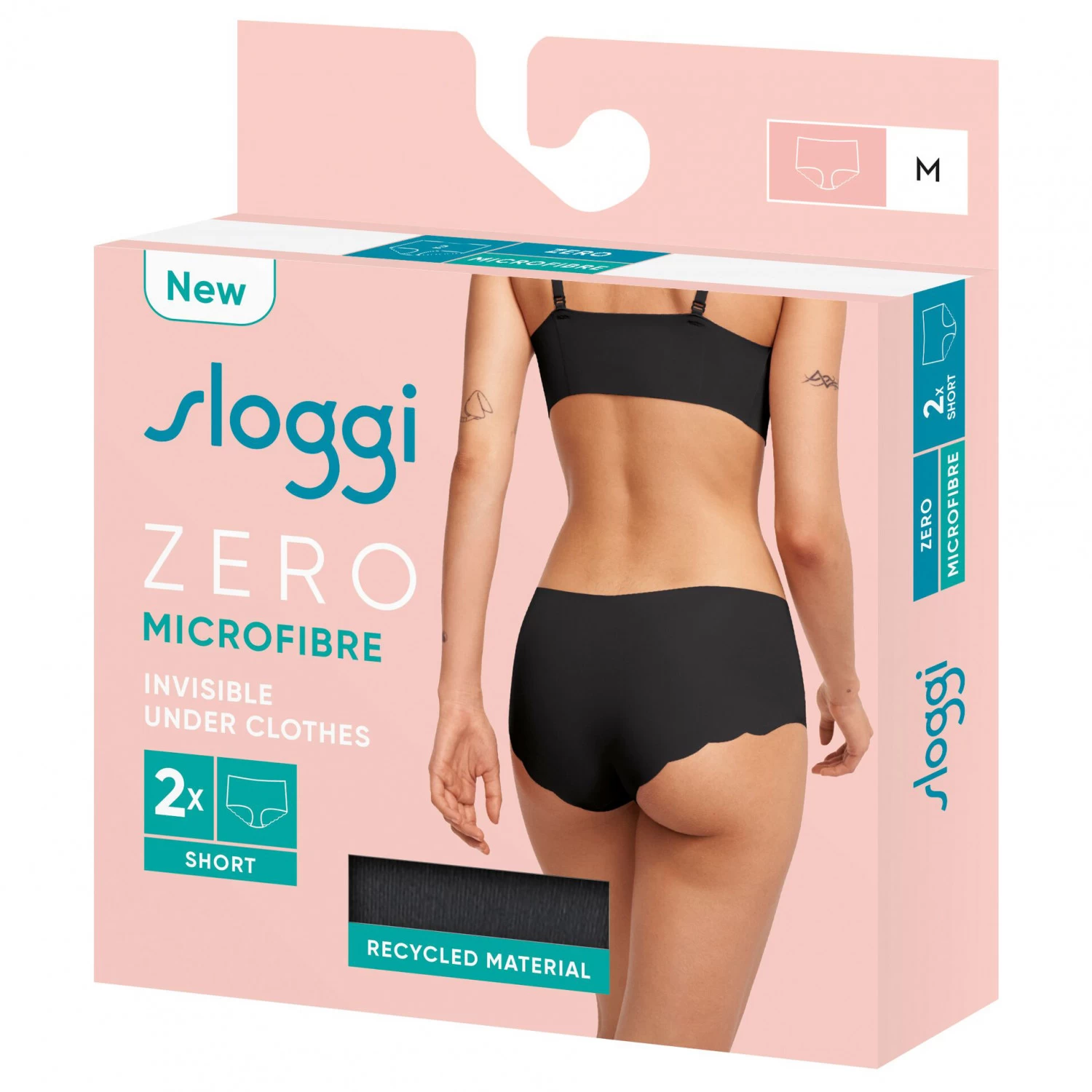sloggi - Women's Zero Microfibre 2.0 Short 2-Pack - Everyday base layer Sloggi - Women's Zero Microfibre 2.0 Short 2-Pack - Everyday Base Layer -Bergfreunde Shop sloggi womens zero microfibre 20 short 2 pack everyday base layer detail 3