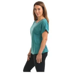 Stoic - Women's Merino150 MMXX. T-Shirt Loose - Merino Shirt -Bergfreunde Shop stoic womens merino150 mmxx t shirt loose merino shirt detail 11