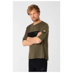 Super.natural - Gravier Tee - Cycling Jersey -Bergfreunde Shop supernatural gravier tee cycling jersey detail 4