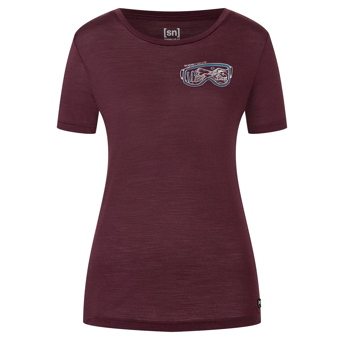 super.natural - Women's Goggle Tee - Merino shirt Super.natural - Women's Goggle Tee - Merino Shirt -Bergfreunde Shop supernatural womens goggle tee merino shirt 1