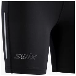 Swix - Women's Pace High Waist Half Tights - Running Shorts 6 Swix - Women's Pace High Waist Half Tights - Running Shorts -Bergfreunde Shop swix womens pace high waist half tights running shorts detail 5