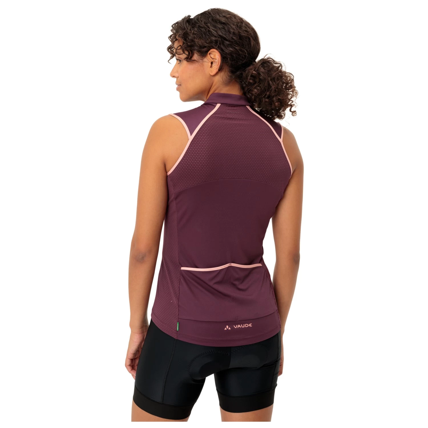 Vaude - Women's Posta Full Zip Tricot SL - Cycling singlet Vaude - Women's Posta Full Zip Tricot SL - Cycling Singlet -Bergfreunde Shop vaude womens posta full zip tricot sl cycling singlet detail 4