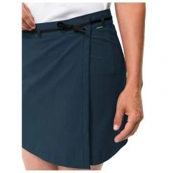 Vaude - Women's Tremalzo Skirt III - Cycling Bottoms -Bergfreunde Shop vaude womens tremalzo skirt iii cycling bottoms detail 6