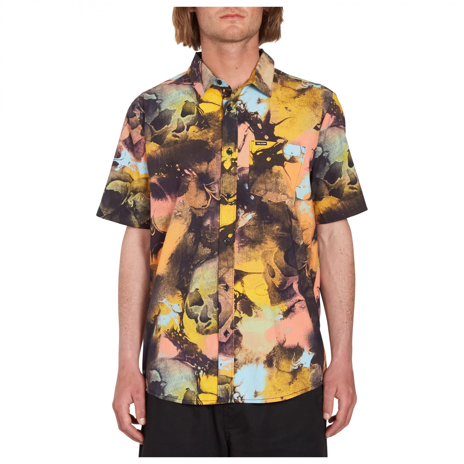Volcom - Skulli Print S/S - Shirt Volcom - Skulli Print S/S - Shirt -Bergfreunde Shop volcom skulli print s s shirt detail 3
